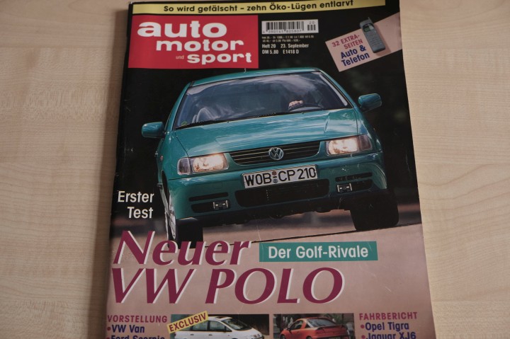 Deckblatt Auto Motor und Sport (20/1994)